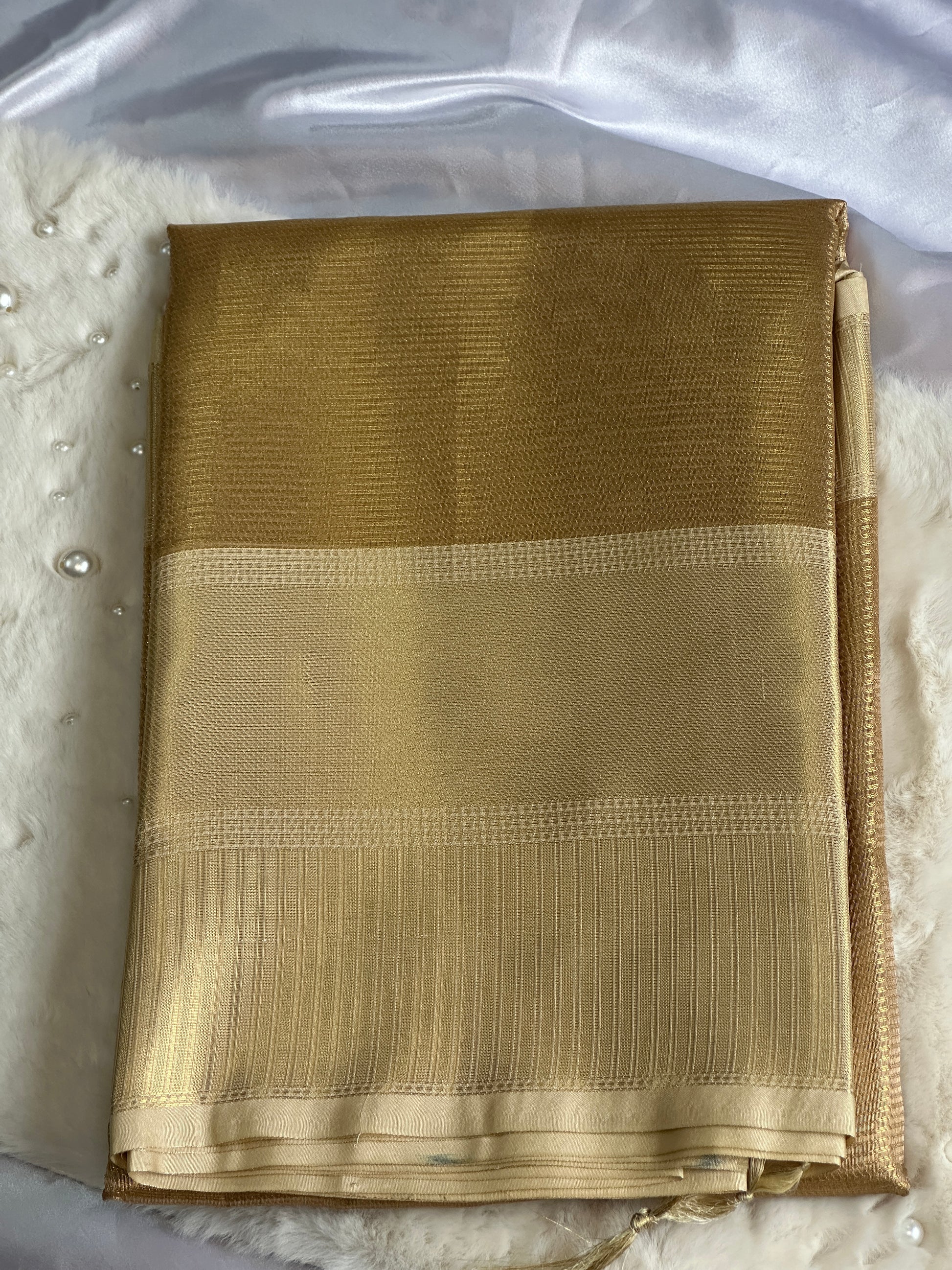 Gold Tissue Saree