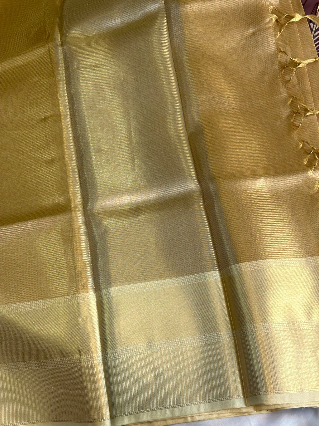 Gold Tissue Saree