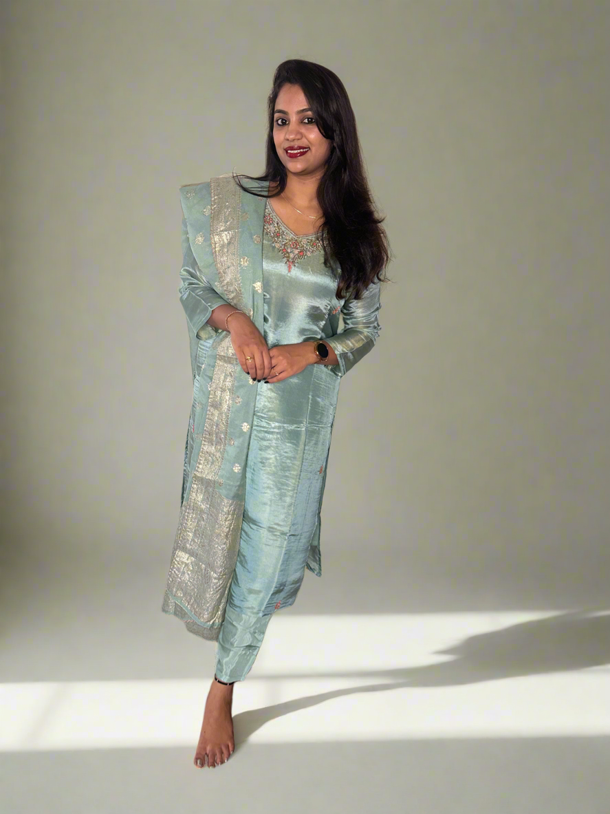 Mint Glow Salwar Set