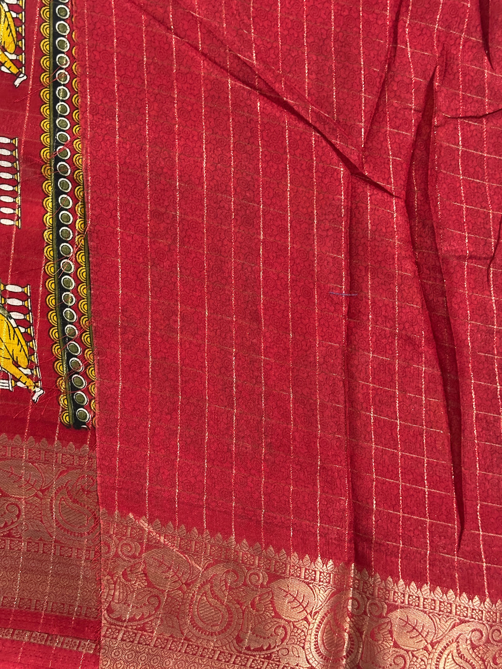 Black Dola Silk Saree