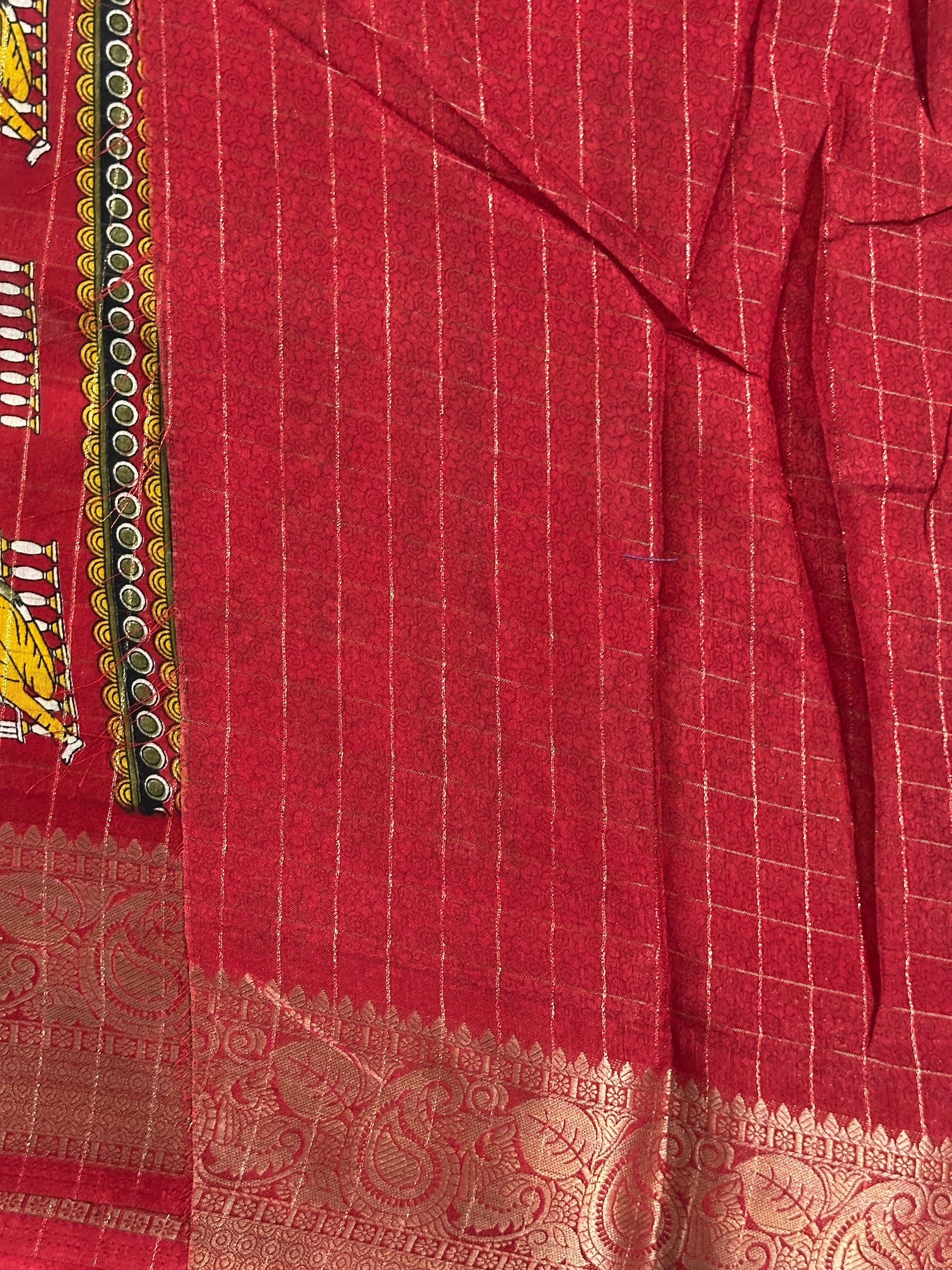 Black Dola Silk Saree