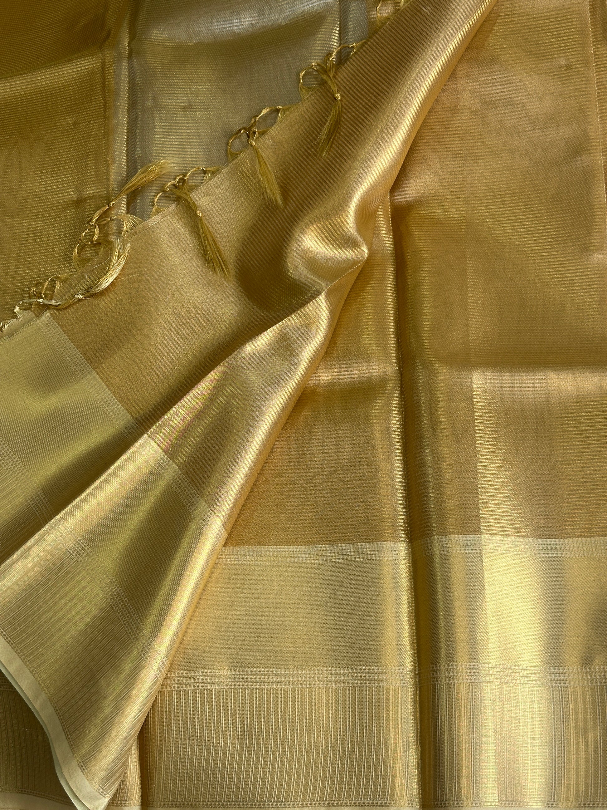 Gold Tissue Saree
