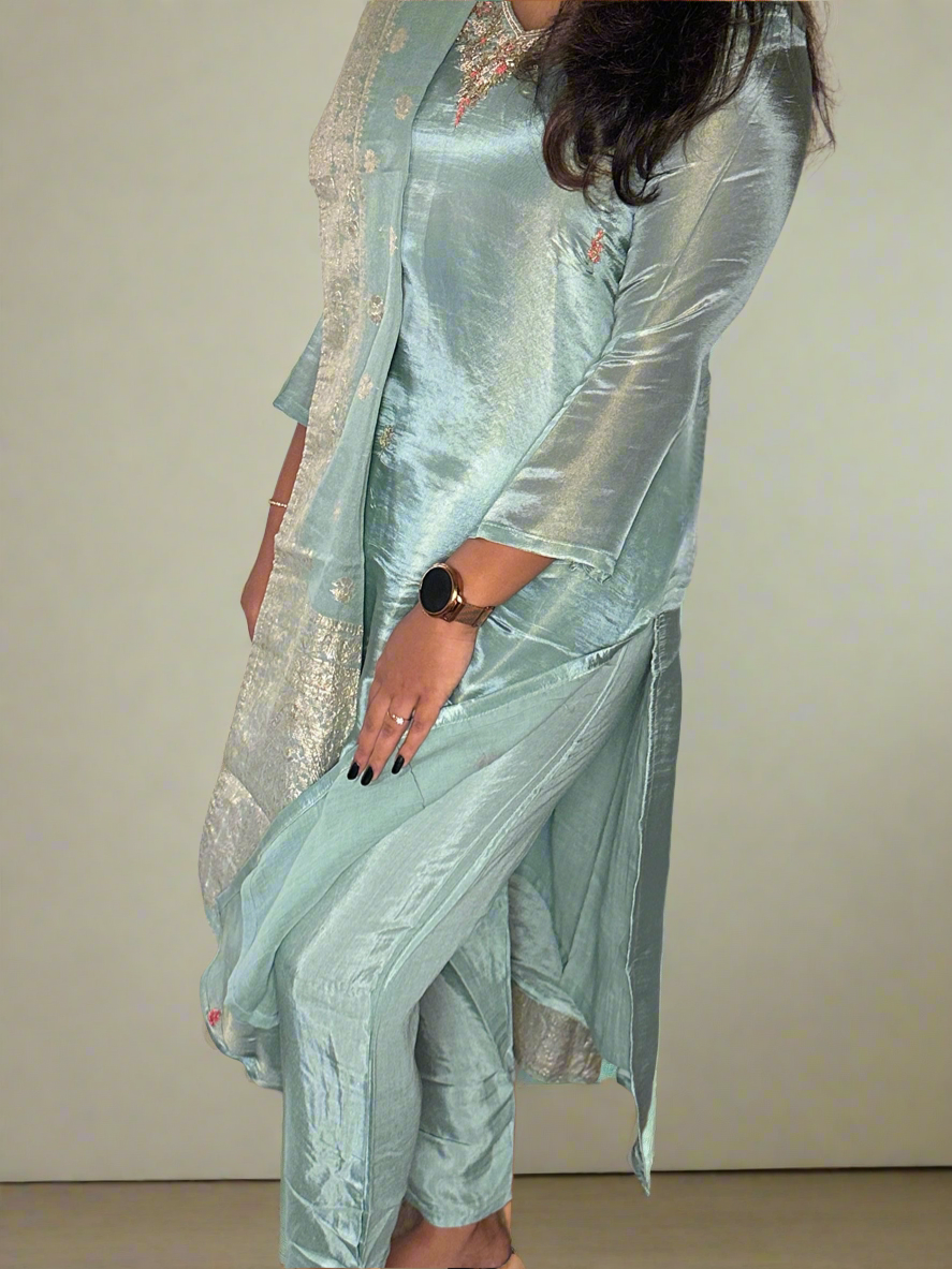 Mint Glow Salwar Set