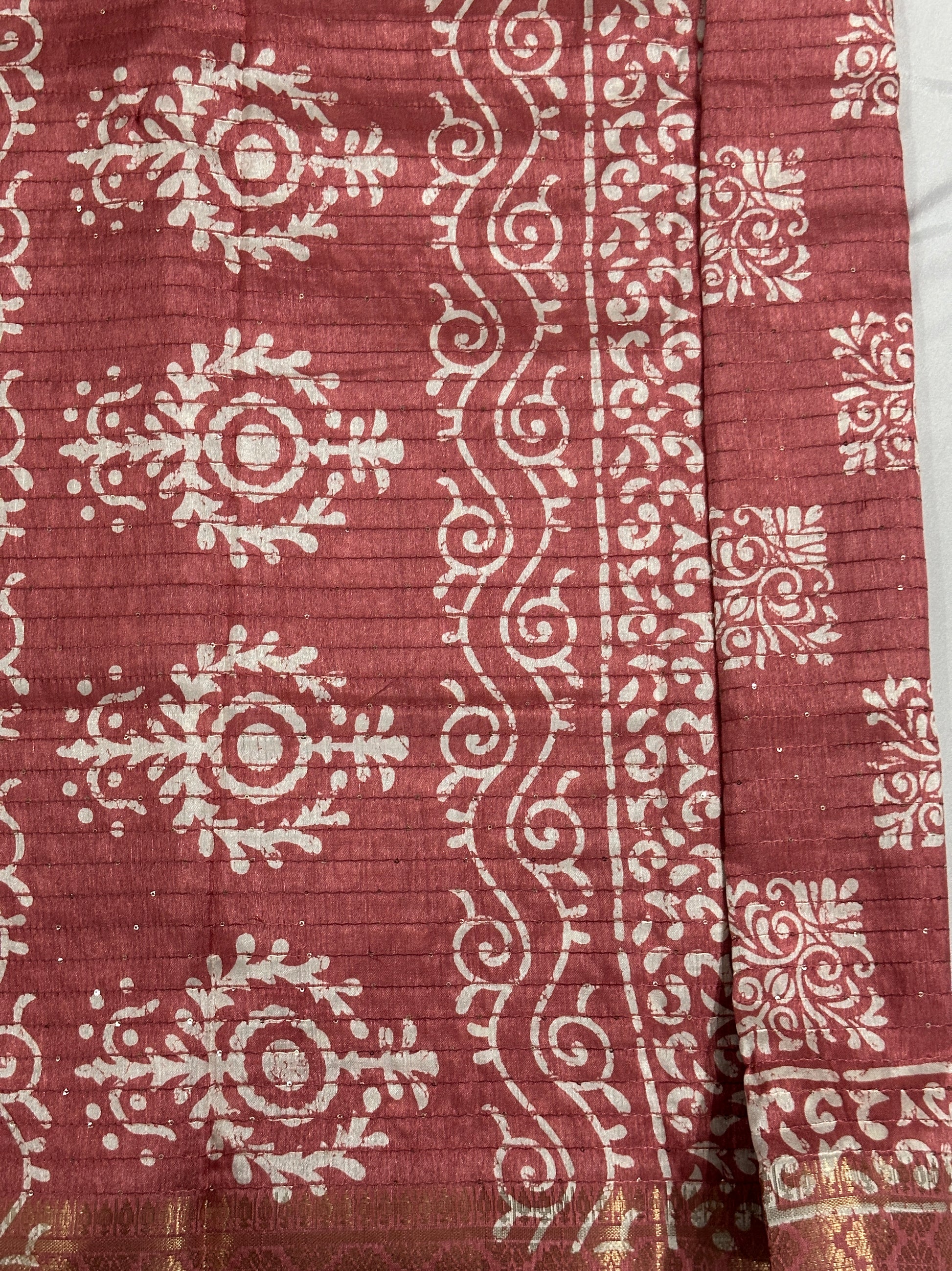 Pink Sequence Saree