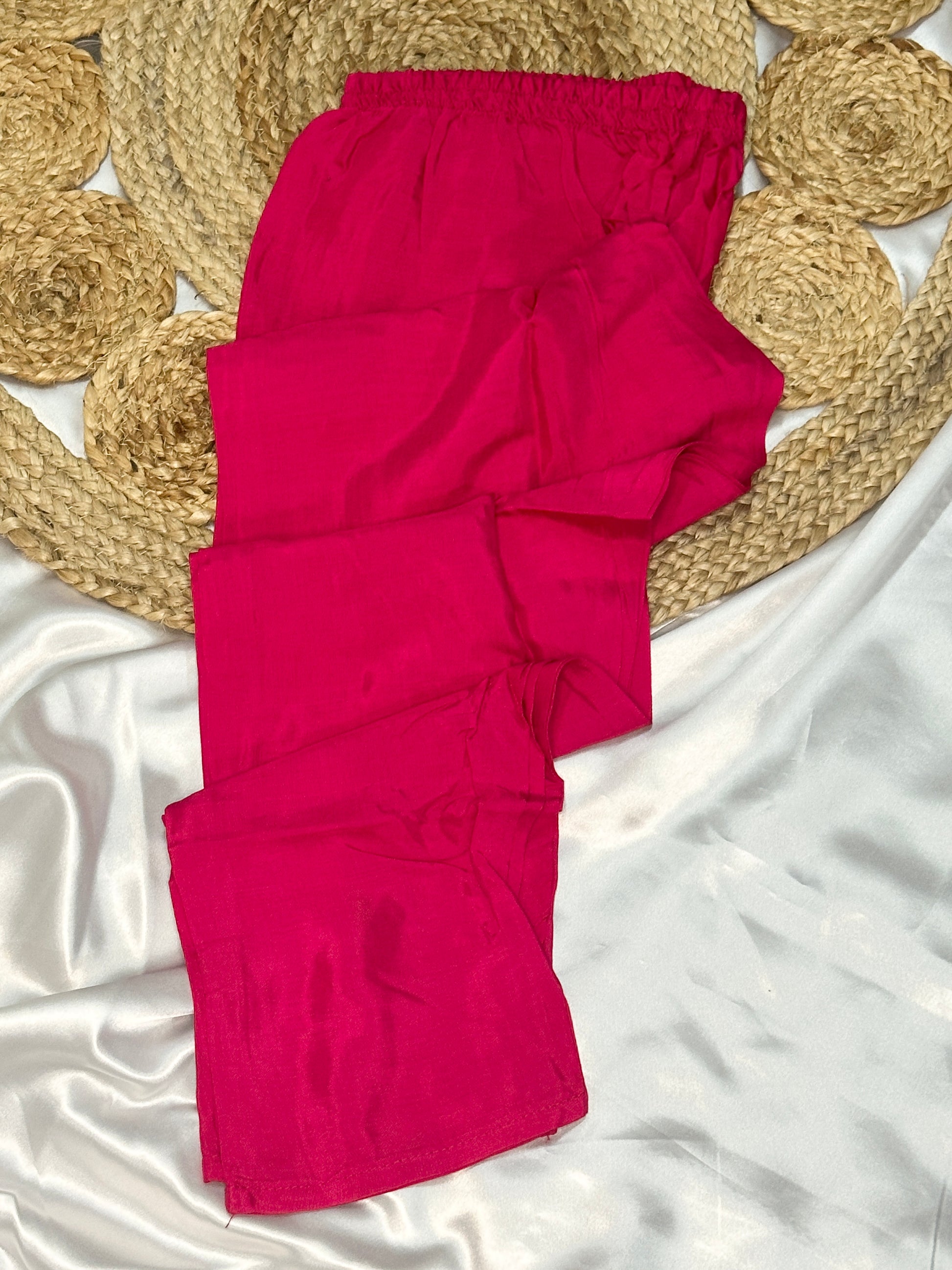 Pink Flare Salwar Set