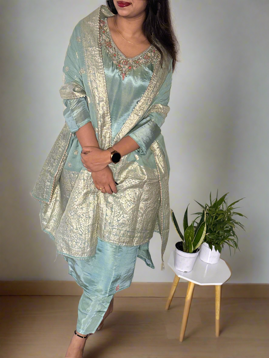 Mint Glow Salwar Set