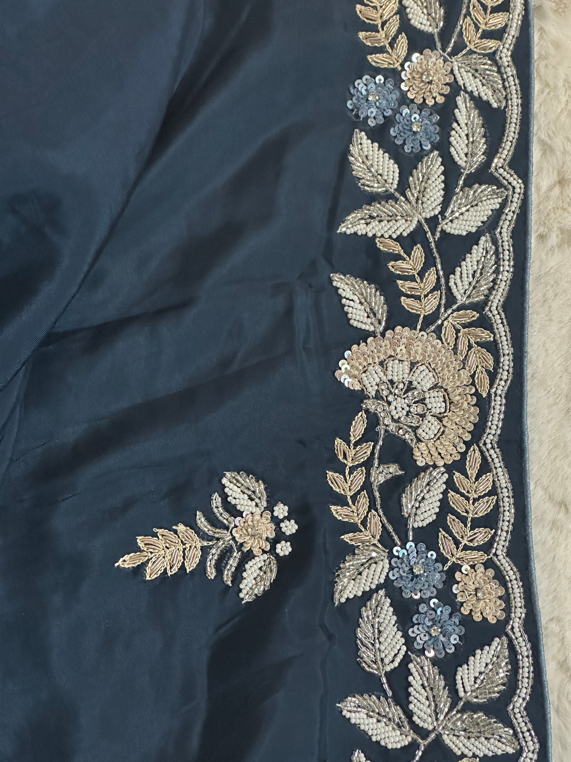 Blue Party Wear Saree