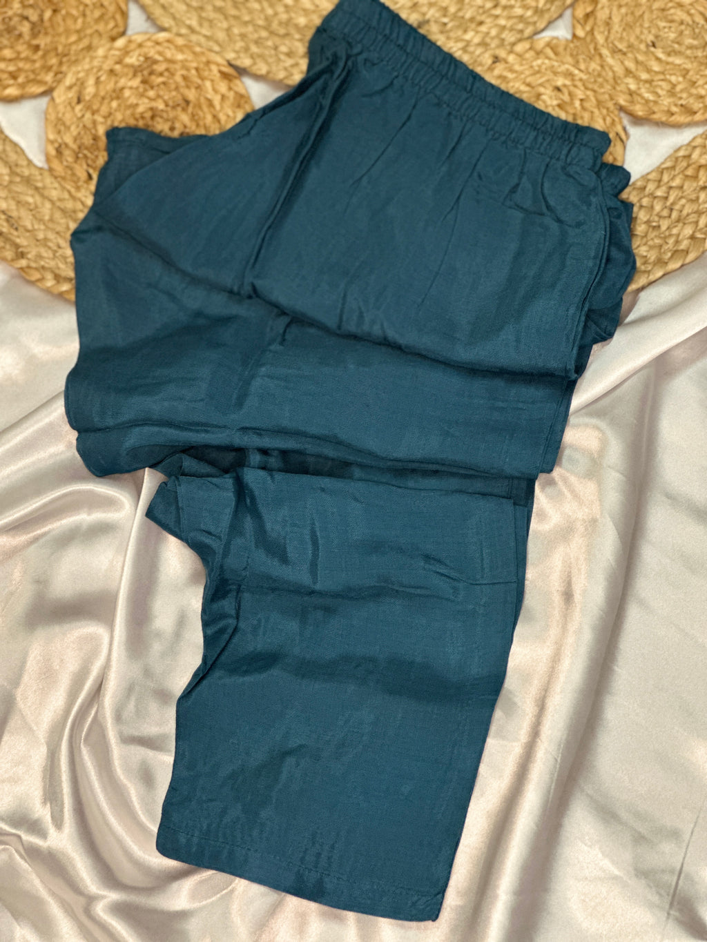 Teal Bloom Salwar Set