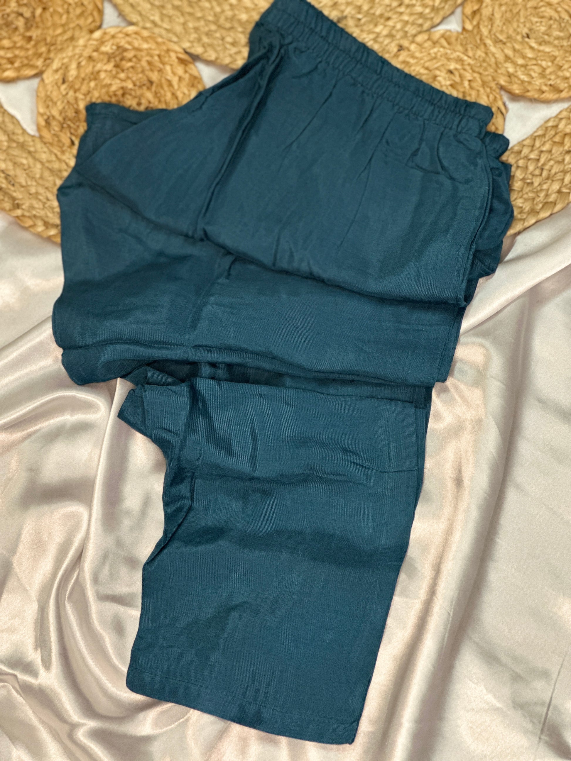 Teal Bloom Salwar Set